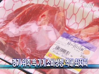 경기 위축 속 가계소비성향 역대 최저치