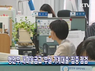 행안부, 새마을금고 '부실 가계대출' 집중 점검