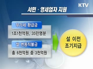 정책자금 총동원, 서민·中企 지원