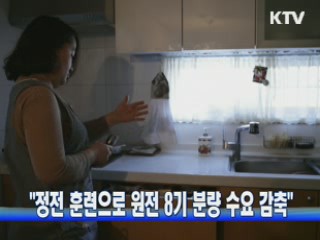 "정전 훈련으로 원전 8기 분량 수요 감축"