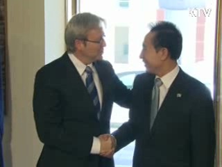 한·호주, FTA 협상개시·안보협력 강화