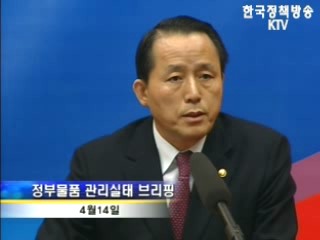 정부물품 부실관리 현장조사