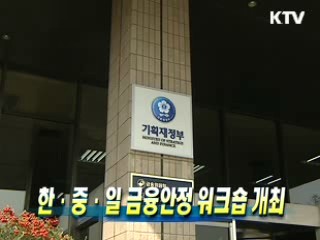 한·중·일 금융안정 워크숍 개최