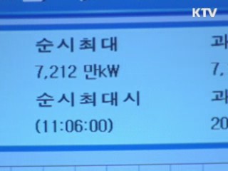 전력난 위기 극복, 정부가 솔선수범