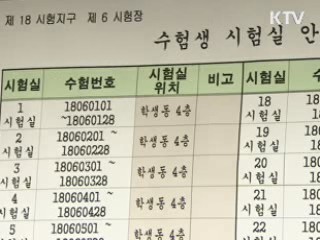 오늘 예비소집···수능 추위 없을 듯