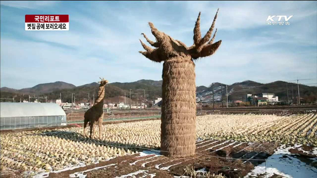 "승상골 볏짚예술제, 마을 활력소" [국민리포트]