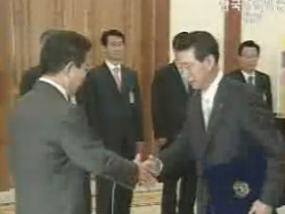 강무현 해양수산부 장관, 여수박람회 유치 총력