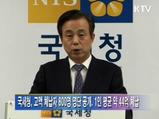 2008 고액 상습체납자 명단공개