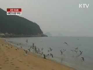 서해안의 해금강과 서포리 해수욕장 [국민리포트]