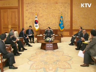 이 대통령, 존 챔버스 시스코 회장 면담