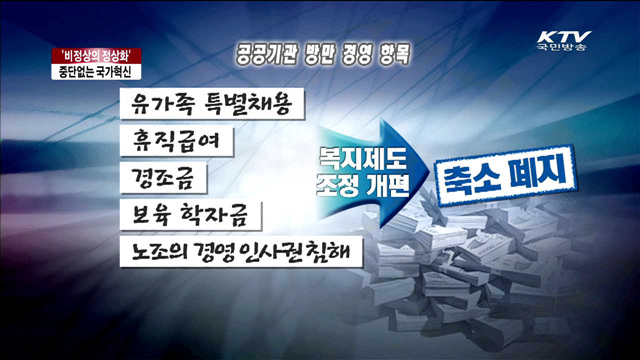 '비정상의 정상화'…중단없는 국가혁신