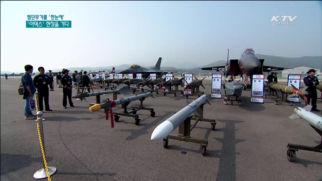 첨단무기 '한 눈에'…아덱스 현장을 가다