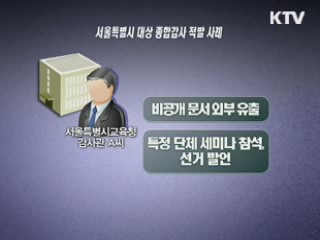 서울교육청 공무원 293명 징계·고발…전 감사관 포함