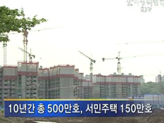 도심에 서민 위한 저렴한 주택 공급