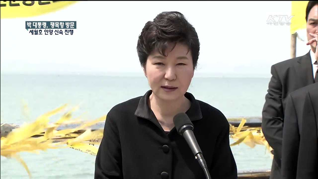 "세월호 선체 인양 신속하게 진행할 것"