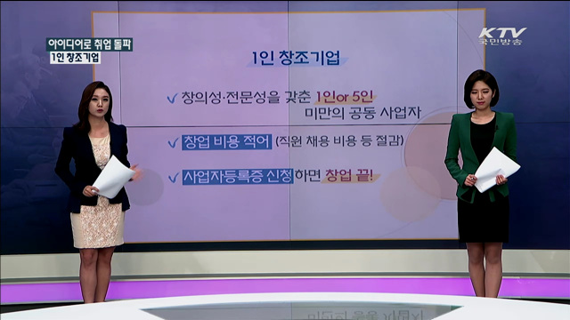 아이디어 창업으로 취업 타파! 1인 창조기업! [정책 공감]