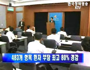 483개 항목 환자 부담 최고 80% 경감