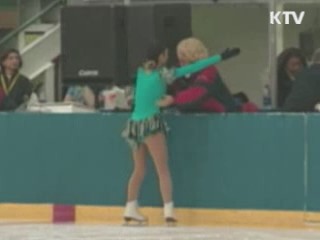 김연아 장애학생들의 일일 피겨교사로 나섰다