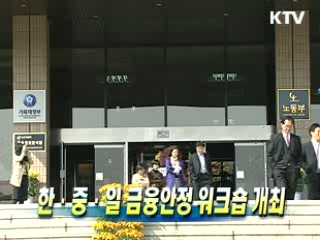 한·중·일 금융안정 워크숍 개최