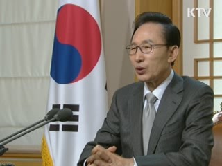 이 대통령 "北 살 길은 국제사회와 협력하는 것"