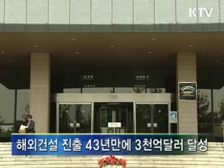 해외건설수주 476억달러···최고 기록