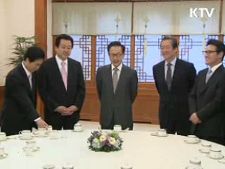 이 대통령 "中 정부, 천안함 역할 하게 될 것"