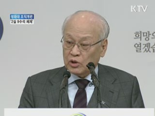 김용준 인수위원장의 브리핑