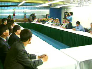 한미 FTA 협상장 분위기