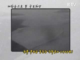 전북 부안군 동진강 간척공사 (1965년)