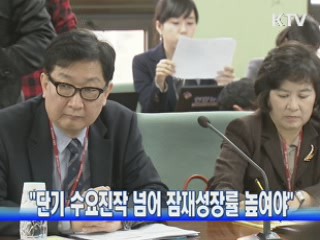 "단기 수요진작 넘어 잠재성장률 높여야"