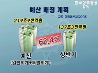 상반기 예산 62%