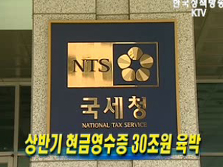 상반기 현금영수증 30조원 육박