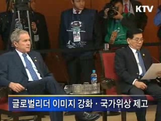 국제문제 적극 대처···'한국위상' 제고