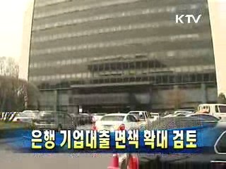 은행 기업대출 면책 확대 검토