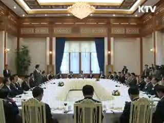 재정 조기집행 우수 자치단체장 오찬