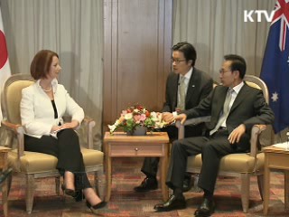 이 대통령, 연쇄 정상회담 'G20 외교 시작'