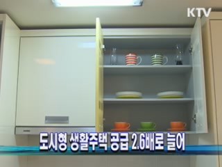 도시형 생활주택 공급 2.6배로 늘어